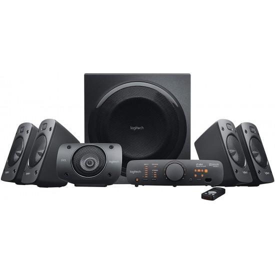 Logitech Z906 5.1 Surround Sound Speaker System - THX, Dolby Digital and DTS Digital Certified - Black