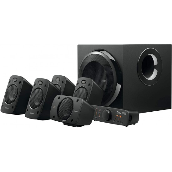 Logitech Z906 5.1 Surround Sound Speaker System - THX, Dolby Digital and DTS Digital Certified - Black