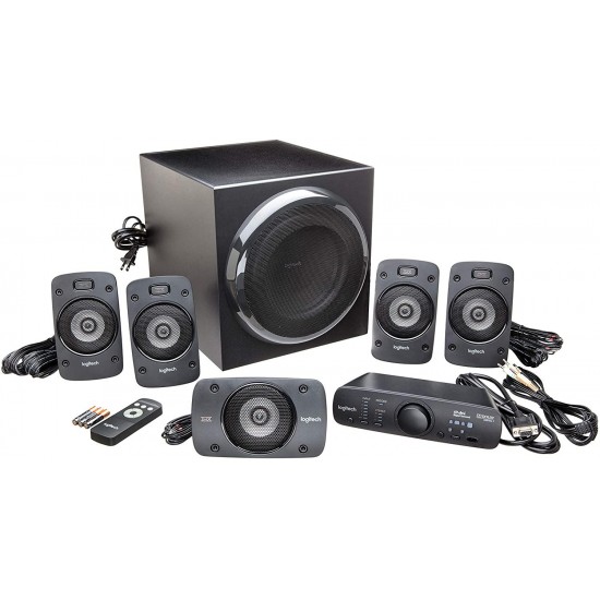 Logitech Z906 5.1 Surround Sound Speaker System - THX, Dolby Digital and DTS Digital Certified - Black