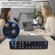 Wireless Bluetooth Power Amplifier System - 4200W 6CH Powered Rack Mount Portable Surround Sound Multi Zone Audio Home Stereo Receiver Box w/RCA, USB, AUX - for Speaker, PA, Theater - Pyle PT6000CH