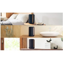 Sony SRSRA3000/H Wi-Fi Enabled 360 Reality Audio Wireless Speaker (Black) with Knox Gear Multi-Purpose Outlet Wall Shelf Bundle (2 Items)