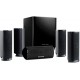 Premium High Performance Harman Kardon Newest 5.1 Channel Home Theater Speaker Package, Satellite Speaker, Subwoofer, Bass-Boost Control, Upgradable to 7.1 Channel