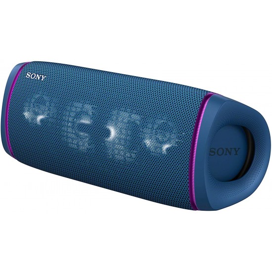 Sony SRS-XB43 EXTRA BASS Wireless Portable Speaker IP67 Waterproof BLUETOOTH 24 Hour Battery and Built In Mic for Phone Calls, Blue