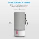 Libratone Zipp Wifi Bluetooth Smart Speaker, 360° Loud Stereo Sound with Dual Mic Build-in, 15W Woofer Deep Bass, 12 Hour Playtime, Airplay2 and Spotify connect, Work with Alexa(Cloudy Grey)