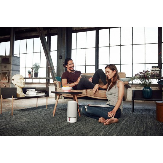 Libratone Zipp Wifi Bluetooth Smart Speaker, 360° Loud Stereo Sound with Dual Mic Build-in, 15W Woofer Deep Bass, 12 Hour Playtime, Airplay2 and Spotify connect, Work with Alexa(Cloudy Grey)