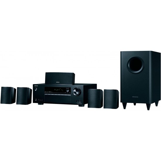 Onkyo HT-S3900 5.1-Channel Home Theater Receiver/Speaker Package,black