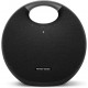 Harman Kardon Onyx Studio 6 Wireless Bluetooth Speaker - IPX7 Waterproof Extra Bass Sound System with Rechargeable Battery and Built-in Microphone - Black