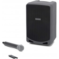 Samson Expedition XP106w - Rechargeable Portable PA with Handheld Wireless System and Bluetooth, Black