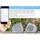 Homewell Outdoor Rock Speaker Solar-Powered Wireless Bluetooth 5.0 Portable Speaker Weatherproof for Patio, Pool, Deck, Yard, Garden and Home (4-Pack)