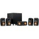 Klipsch Reference Theater Pack 5.1 Channel Surround Sound System, Wireless High Fidelity Subwoofer, Wall Mountable Design, Spmor Mouse Pad