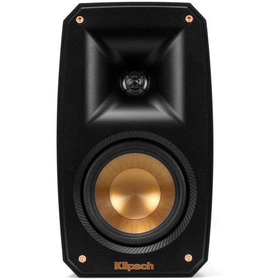 Klipsch Reference Theater Pack 5.1 Channel Surround Sound System, Wireless High Fidelity Subwoofer, Wall Mountable Design, Spmor Mouse Pad