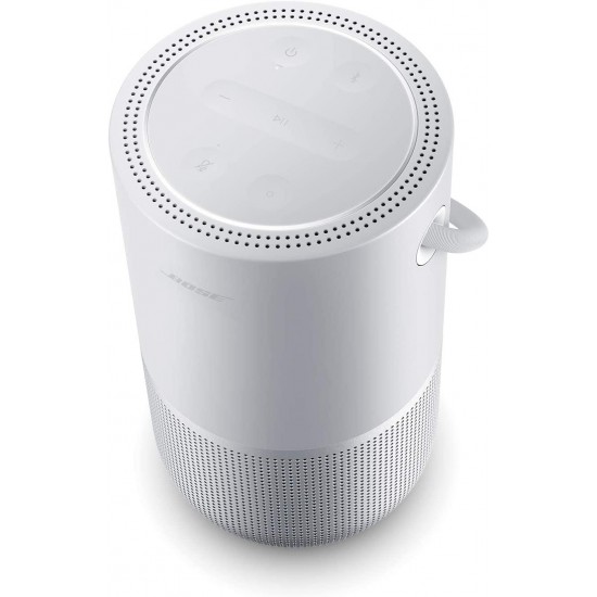 Bose Portable Smart Speaker — Wireless Bluetooth Speaker with Alexa Voice Control Built-In, Silver