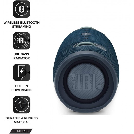 JBL Xtreme 2, Waterproof Portable Bluetooth Speaker, Blue