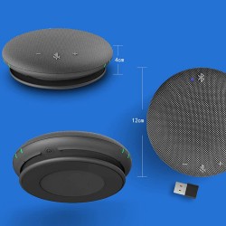 TANCEQI Bluetooth Speakerphone - Computer Speakers with Microphone, Easy Setup, Portable Speaker for Holding Meetings Anywhere with Outstanding Sound Quality