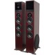 Rockville TM150C Cherry Powered Home Theater Tower Speakers 10