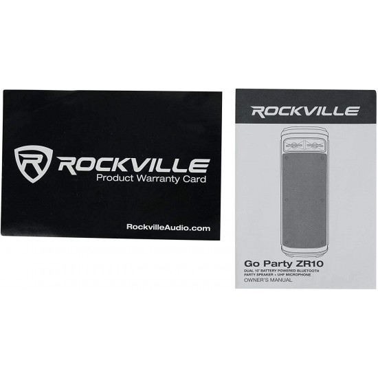 Rockville Go Party ZR10 Dual 10