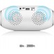 XUBIAODIAN Portable Bluetooth Speaker, Waterproof Wireless Bluetooth Speaker, Loud Stereo Sound,for Home and Outdoor (Color : White)