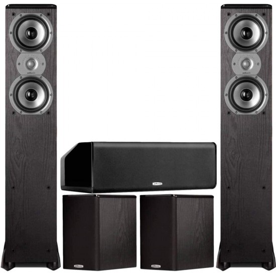 Polk Audio TSi300 5.0 Home Theater Speaker Package (Black)