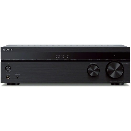 Sony STRDH590 5.2-ch Surround Sound Home Theater Receiver: 4K HDR AV Receiver with Bluetooth,Black