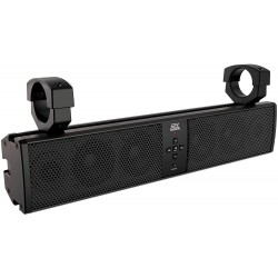 SuperATV MTX 6 Speaker Universal Sound Bar Stereo System - Speakers, Stereo, Bluetooth - Fits RZR/Ranger/General/Maxerick / X3 / Defender/Commander / & More | Fits Bars Between 1.75