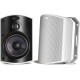 Polk Audio Atrium 5 Outdoor Speakers with Powerful Bass (Pair, White), All-Weather Durability, Broad Sound Coverage, Speed-Lock Mounting System