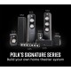 Polk Audio Signature Series S35 Center Channel Speaker (6 Drivers) | Surround Sound | Power Port Technology | Detachable Magnetic Grille