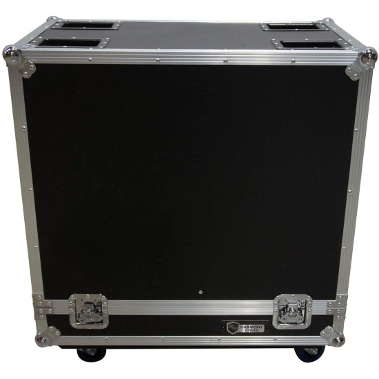 Harmony Cases HC2EON15C Pro DJ Rolling Road Case Compatible with (2) JBL EON615 Speakers