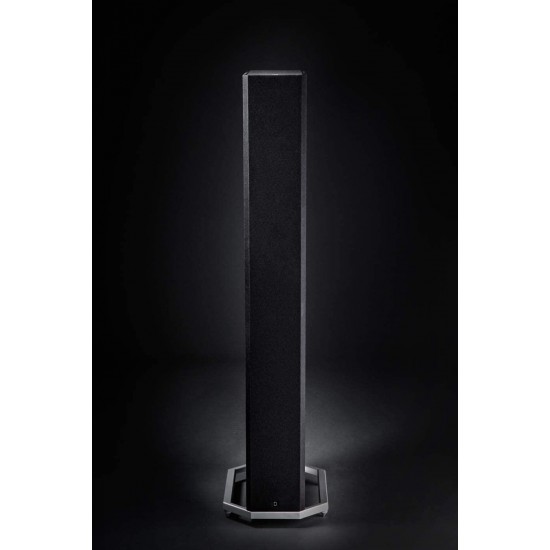 Definitive Technology BP-9040 Tower Speaker | Built-in Powered 8” Subwoofer for Home Theater Systems | High-Performance | Front and Rear Arrays | Optional Dolby Surround Sound Height Elevation Black