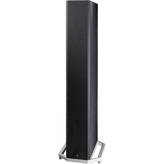 Definitive Technology BP-9040 Tower Speaker | Built-in Powered 8” Subwoofer for Home Theater Systems | High-Performance | Front and Rear Arrays | Optional Dolby Surround Sound Height Elevation Black