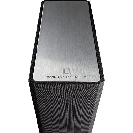 Definitive Technology BP-9040 Tower Speaker | Built-in Powered 8” Subwoofer for Home Theater Systems | High-Performance | Front and Rear Arrays | Optional Dolby Surround Sound Height Elevation Black