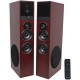 Rockville TM80C Cherry Powered Home Theater Tower Speakers 8