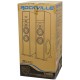 Rockville TM80C Cherry Powered Home Theater Tower Speakers 8