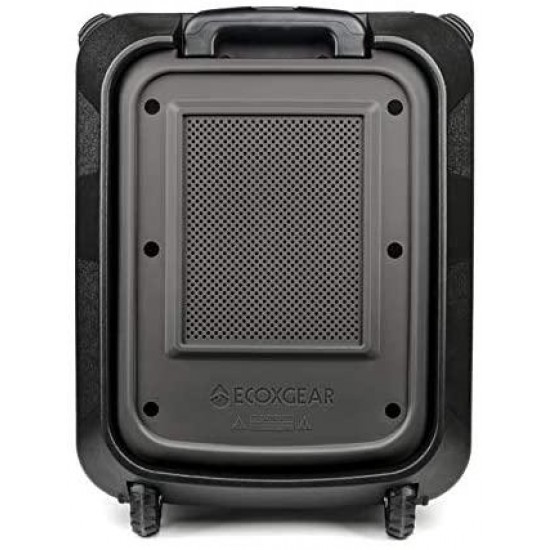 ECOXGEAR EcoBoulder+ GDI-EXBLD810 Rugged Waterproof Floating Portable Bluetooth Wireless 100 Watt Speaker and PA System (Gray)