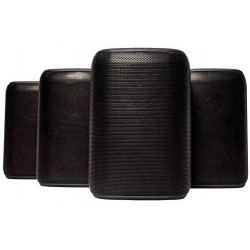 Rocksteady Portable Bluetooth Speakers (4 Speakers) | Bluetooth Speakers Outdoors | Black Bluetooth Speakers | 100 Feet Bluetooth Range | 16 Hour Long Battery Life | Immersive Sound