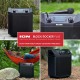 ION Audio Block Rocker Plus - Portable Bluetooth Speaker 100W W/Battery, Karaoke Microphone, AM FM Radio, Wheels & Telescopic Handle and USB Charging