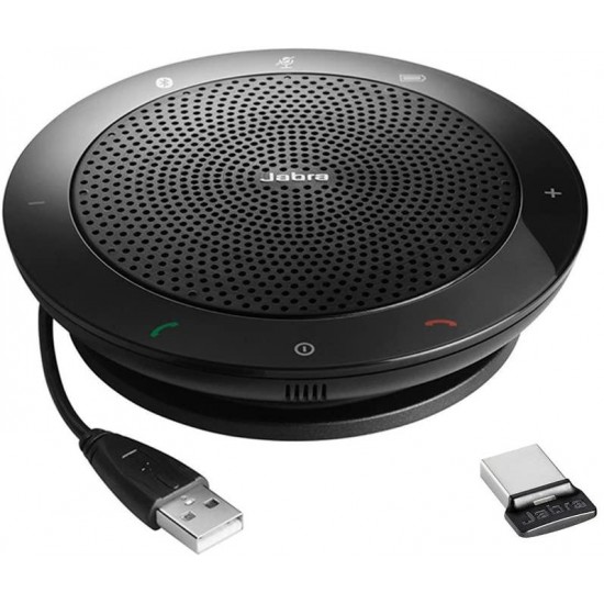 Jabra Speak 510+ UC Wireless Bluetooth/USB Speaker for Softphone and Mobile Phone