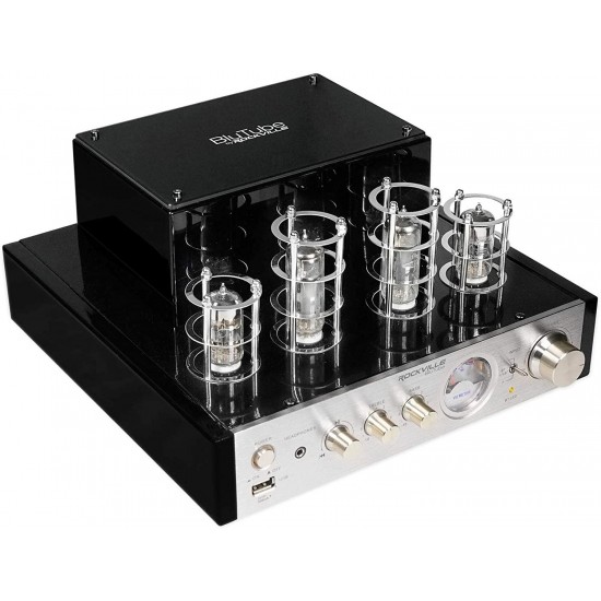 Rockville BluTube 70W Tube Amplifier/Home Theater Stereo Receiver with Bluetooth