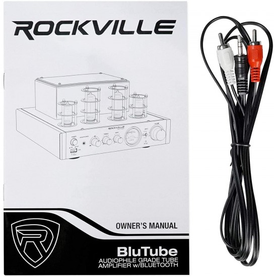 Rockville BluTube 70W Tube Amplifier/Home Theater Stereo Receiver with Bluetooth