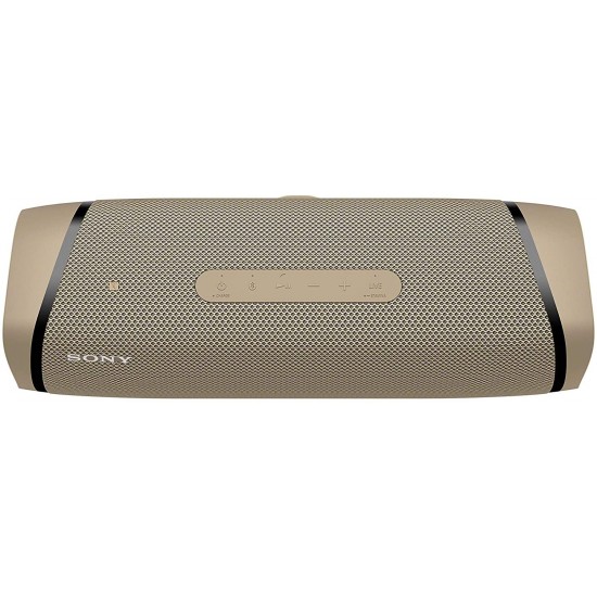 Sony SRS-XB43 EXTRA BASS Wireless Portable Speaker IP67 Waterproof BLUETOOTH 24 Hour Battery and Built In Mic for Phone Calls, Taupe