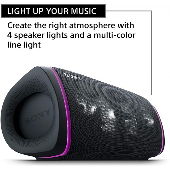 Sony SRS-XB43 EXTRA BASS Wireless Portable Speaker IP67 Waterproof BLUETOOTH 24 Hour Battery and Built In Mic for Phone Calls, Taupe