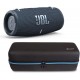 JBL Xtreme 3 Portable Waterproof/Dustproof Bluetooth Speaker Bundle with divvi! Protective Hardshell Case - Blue