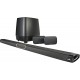 Polk Audio MagniFi Max SR Home Theater Surround Sound Bar | Works with 4K & HD TVs | HDMI, Optical Cables, Wireless Subwoofer & Two Speakers Included Black