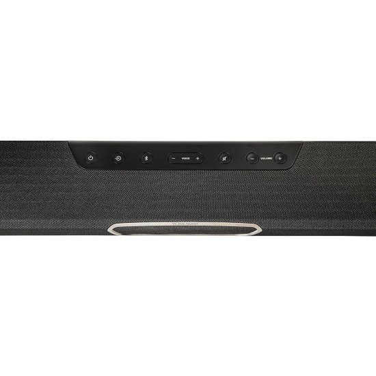 Polk Audio MagniFi Max SR Home Theater Surround Sound Bar | Works with 4K & HD TVs | HDMI, Optical Cables, Wireless Subwoofer & Two Speakers Included Black