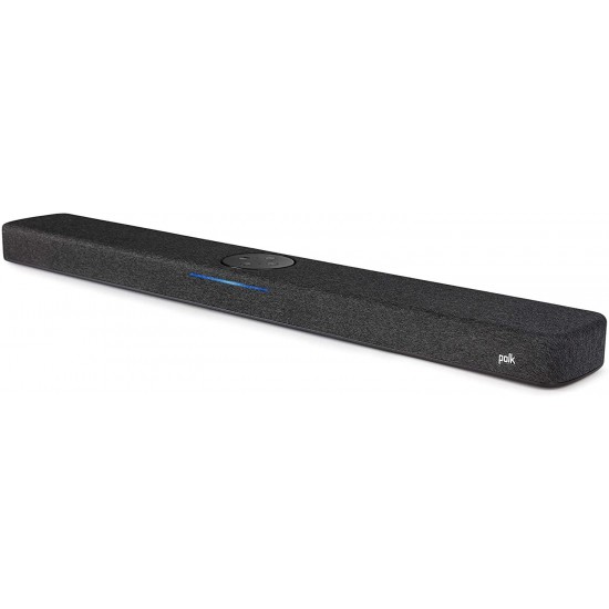 Polk Audio React Sound Bar, Dolby & DTS Virtual Surround Sound, Next Gen Alexa Voice Engine with Calling and Messaging Built-in — A Certified for Humans Device