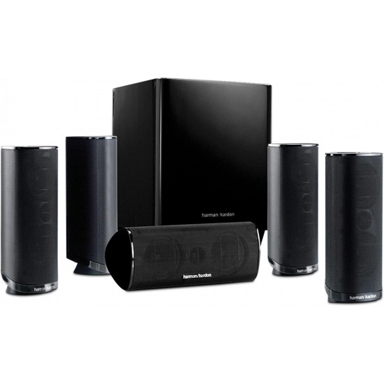 Harman Kardon HKTS 16BQ 5.1 Channel Home Theater Speaker Package (Black)