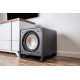 Polk Audio HTS 12 Powered Subwoofer with Power Port Technology | 12” Woofer, up to 400W Amp | For the Ultimate Home Theater Experience | Modern Sub that Fits in any Setting | Washed Black Walnut