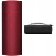 Ultimate Ears MEGABOOM 3 Waterproof Wireless Bluetooth Speaker (Sunset Red) with included Cable & Wall Plug Bundled with Knox Gear Protective Padded Case (2 Items)