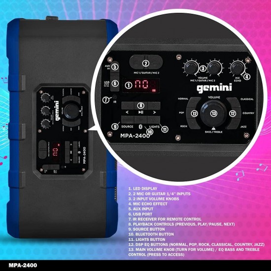 Gemini Sound MPA-2400 20