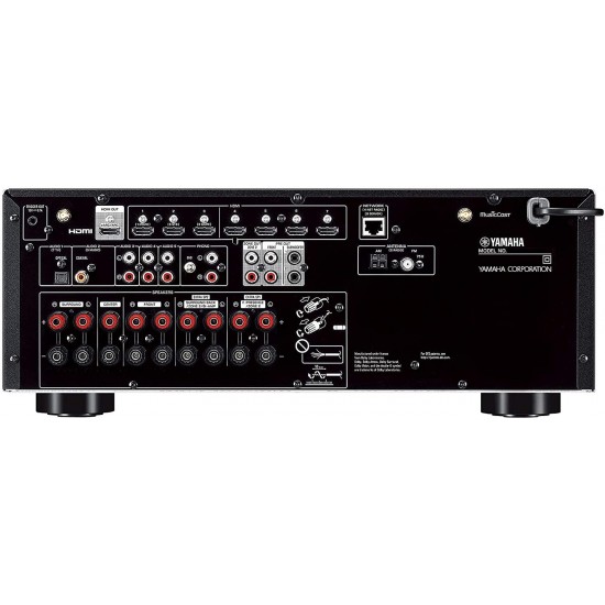 Yamaha TSR-700 7.1 Channel AV Receiver with 8K HDMI and MusicCast (Renewed)