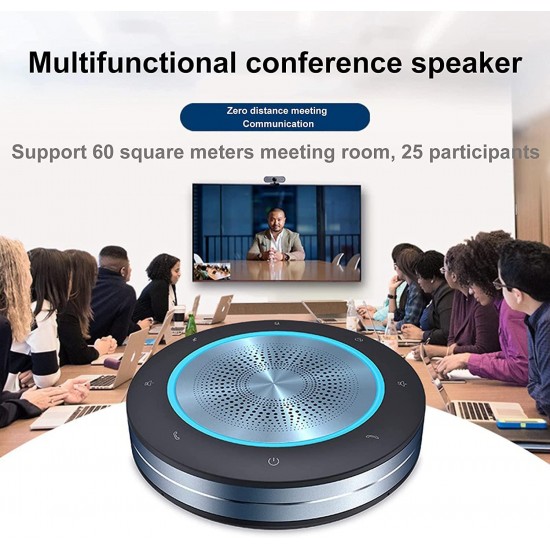 TANCEQI Bluetooth Speakerphone – Computer Speakers, 24H Call Time, USB C, Bluetooth Conference Speaker, Compatible with Leading Platforms for Home Office